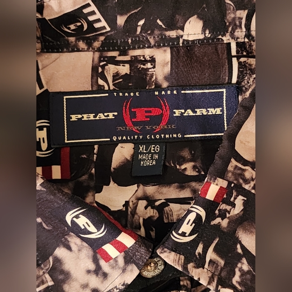 Phat Farm Short Sleeve Button Up - XXL USED - Picture 6 of 8